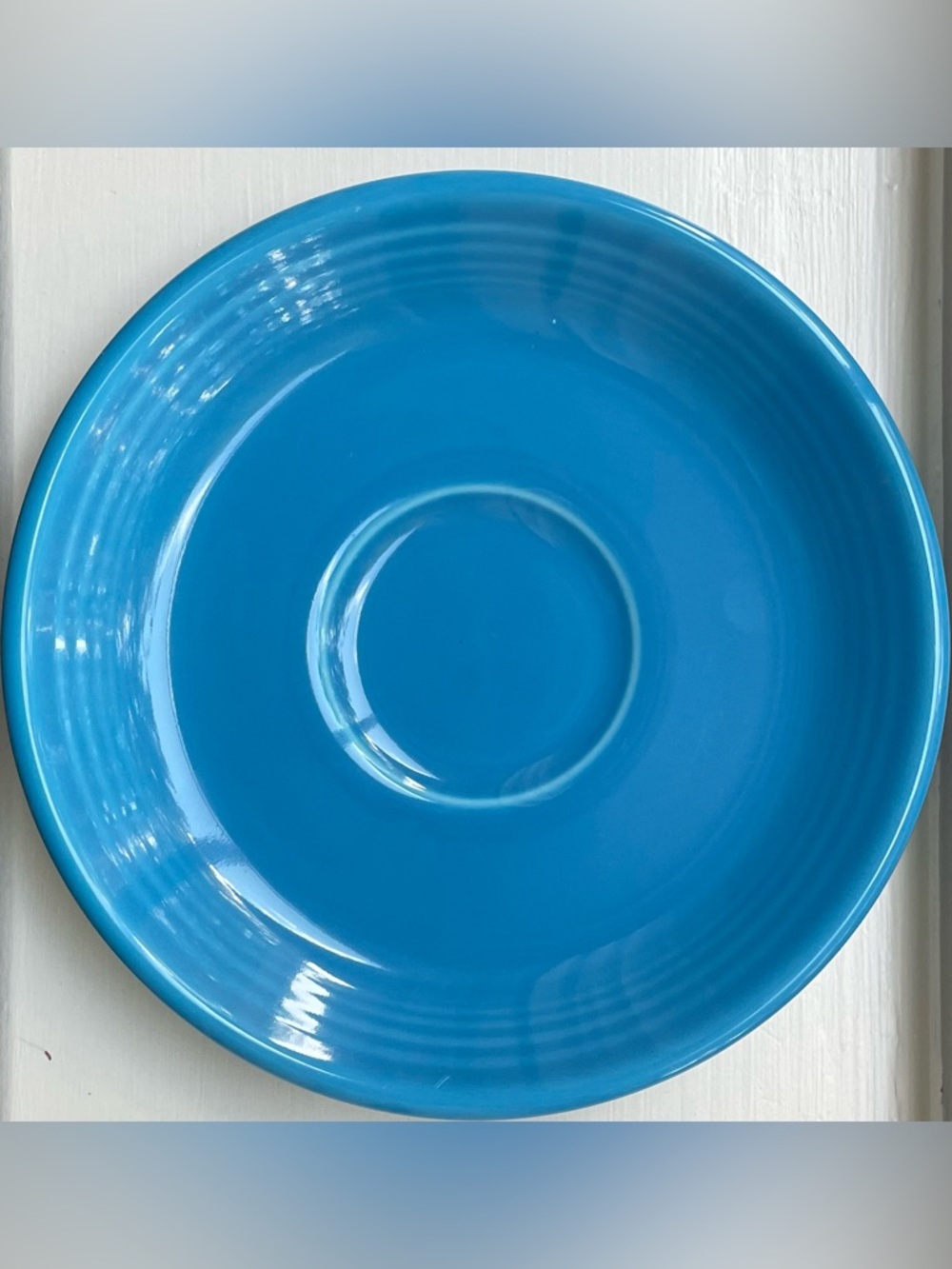Fiesta Turquoise/Peacock Saucer Plate